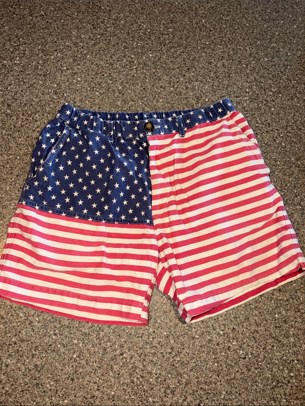 Chubbies mericas flag shorts